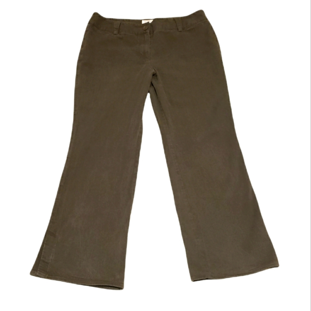 Ann Taylor Loft size 14 olive green trousers